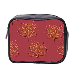 Beautiful Tree Background Pattern Mini Toiletries Bag 2-side by Simbadda