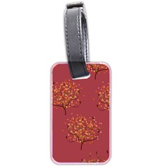 Beautiful Tree Background Pattern Luggage Tags (two Sides) by Simbadda