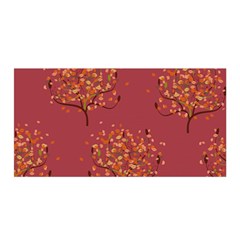 Beautiful Tree Background Pattern Satin Wrap by Simbadda