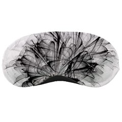 High Detailed Resembling A Flower Fractalblack Flower Sleeping Masks by Simbadda