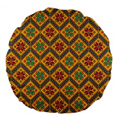 Folklore Large 18  Premium Round Cushions