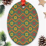 Folklore Oval Ornament (Two Sides) Front