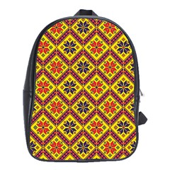 Folklore School Bags (xl)  by Valentinaart