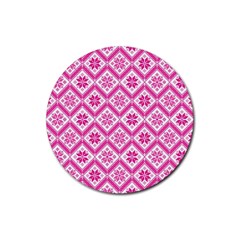 Folklore Rubber Round Coaster (4 Pack)  by Valentinaart