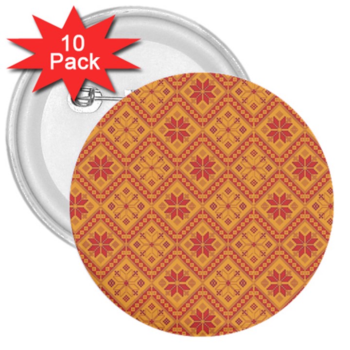 Folklore 3  Buttons (10 pack) 