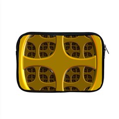 Golden Fractal Window Apple Macbook Pro 15  Zipper Case