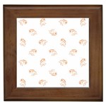 Birds Sketch Pattern Framed Tiles Front