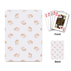 Birds Sketch Pattern Playing Card by dflcprints