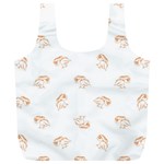 Birds Sketch Pattern Full Print Recycle Bags (L)  Front