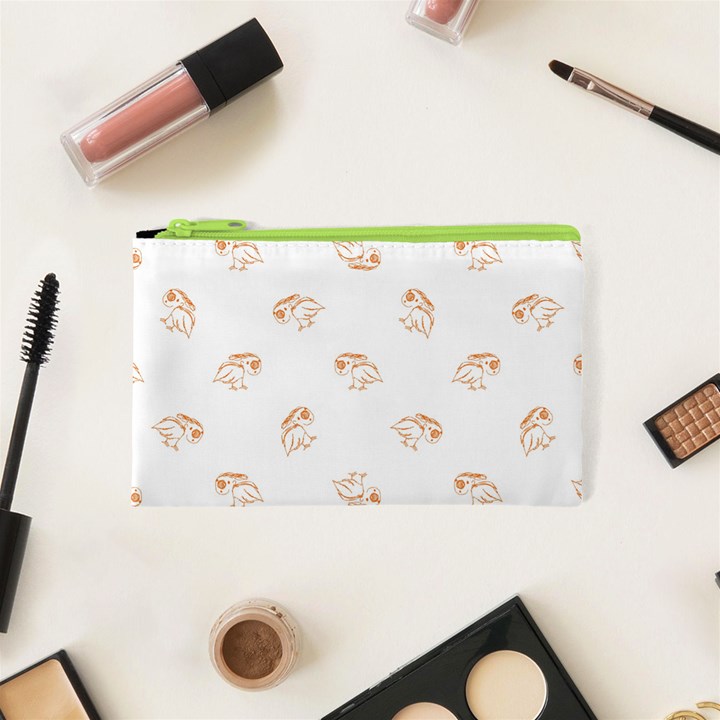 Birds Sketch Pattern Cosmetic Bag (XS)