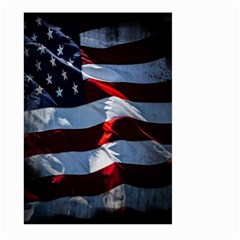 Grunge American Flag Background Large Garden Flag (two Sides) by Simbadda