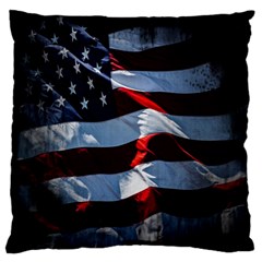 Grunge American Flag Background Standard Flano Cushion Case (one Side) by Simbadda