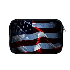 Grunge American Flag Background Apple Macbook Pro 13  Zipper Case by Simbadda