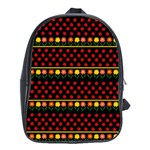 Ladybugs and flowers School Bags(Large)  Front