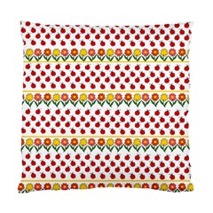 Ladybugs And Flowers Standard Cushion Case (one Side) by Valentinaart