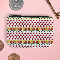 Ladybugs And Flowers Mini Coin Purses by Valentinaart