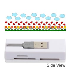 Ladybugs And Flowers Memory Card Reader (stick) 