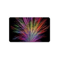 Fractal In Many Different Colours Magnet (name Card) by Simbadda