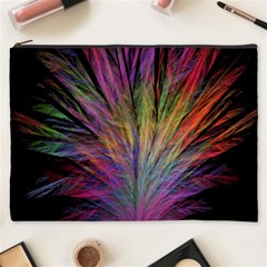 Fractal In Many Different Colours Cosmetic Bag (xxxl)  by Simbadda