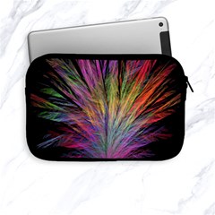 Fractal In Many Different Colours Apple Ipad Mini Zipper Cases by Simbadda