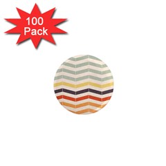 Abstract Vintage Lines 1  Mini Magnets (100 Pack)  by Simbadda