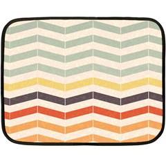 Abstract Vintage Lines Fleece Blanket (mini) by Simbadda