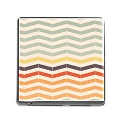 Abstract Vintage Lines Memory Card Reader (square) by Simbadda