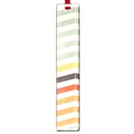 Abstract Vintage Lines Large Book Marks Front