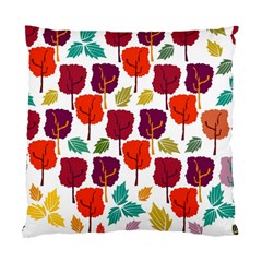 Colorful Trees Background Pattern Standard Cushion Case (one Side) by Simbadda