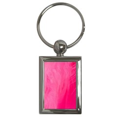 Very Pink Feather Key Chains (rectangle)  by Simbadda