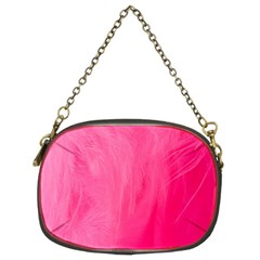 Very Pink Feather Chain Purses (two Sides)  by Simbadda