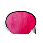 Very Pink Feather Accessory Pouches (Small)  Front