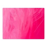 Very Pink Feather Double Sided Flano Blanket (Mini)  35 x27  Blanket Front