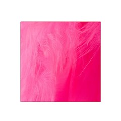 Very Pink Feather Satin Bandana Scarf by Simbadda