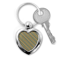 Abstract Seamless Pattern Key Chains (heart)  by Simbadda