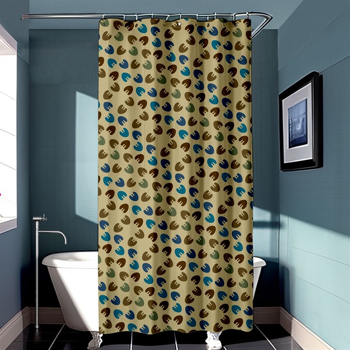 Abstract Seamless Pattern Shower Curtain 36  x 72  (Stall) 