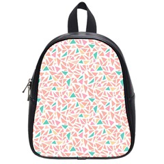 Geometric Abstract Triangles Background School Bags (small)  by Simbadda