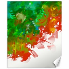 Digitally Painted Messy Paint Background Texture Canvas 16  X 20   by Simbadda