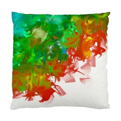 Digitally Painted Messy Paint Background Texture Standard Cushion Case (one Side) by Simbadda