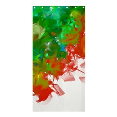 Digitally Painted Messy Paint Background Texture Shower Curtain 36  X 72  (stall)  by Simbadda