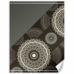 Abstract Mandala Background Pattern Canvas 18  X 24   by Simbadda