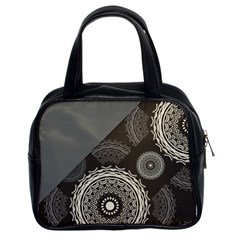 Abstract Mandala Background Pattern Classic Handbags (2 Sides) by Simbadda