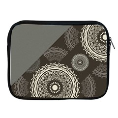 Abstract Mandala Background Pattern Apple Ipad 2/3/4 Zipper Cases by Simbadda