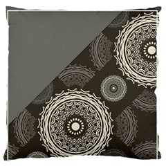 Abstract Mandala Background Pattern Standard Flano Cushion Case (two Sides) by Simbadda