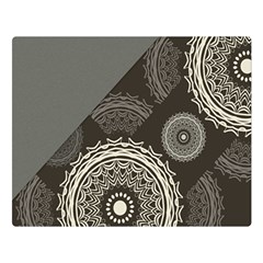 Abstract Mandala Background Pattern Double Sided Flano Blanket (large)  by Simbadda