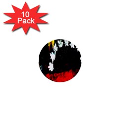 Grunge Abstract In Dark 1  Mini Buttons (10 Pack)  by Simbadda