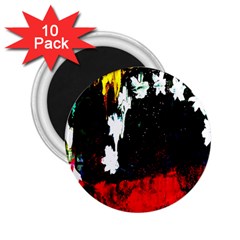 Grunge Abstract In Dark 2 25  Magnets (10 Pack)  by Simbadda