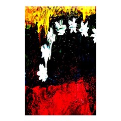 Grunge Abstract In Dark Shower Curtain 48  X 72  (small)  by Simbadda