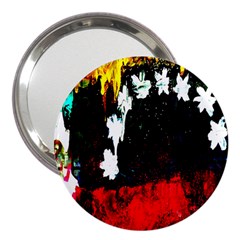 Grunge Abstract In Dark 3  Handbag Mirrors by Simbadda