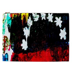 Grunge Abstract In Dark Cosmetic Bag (xxl)  by Simbadda